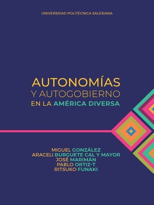 cover image of Autonomías y autogobierno en la América diversa